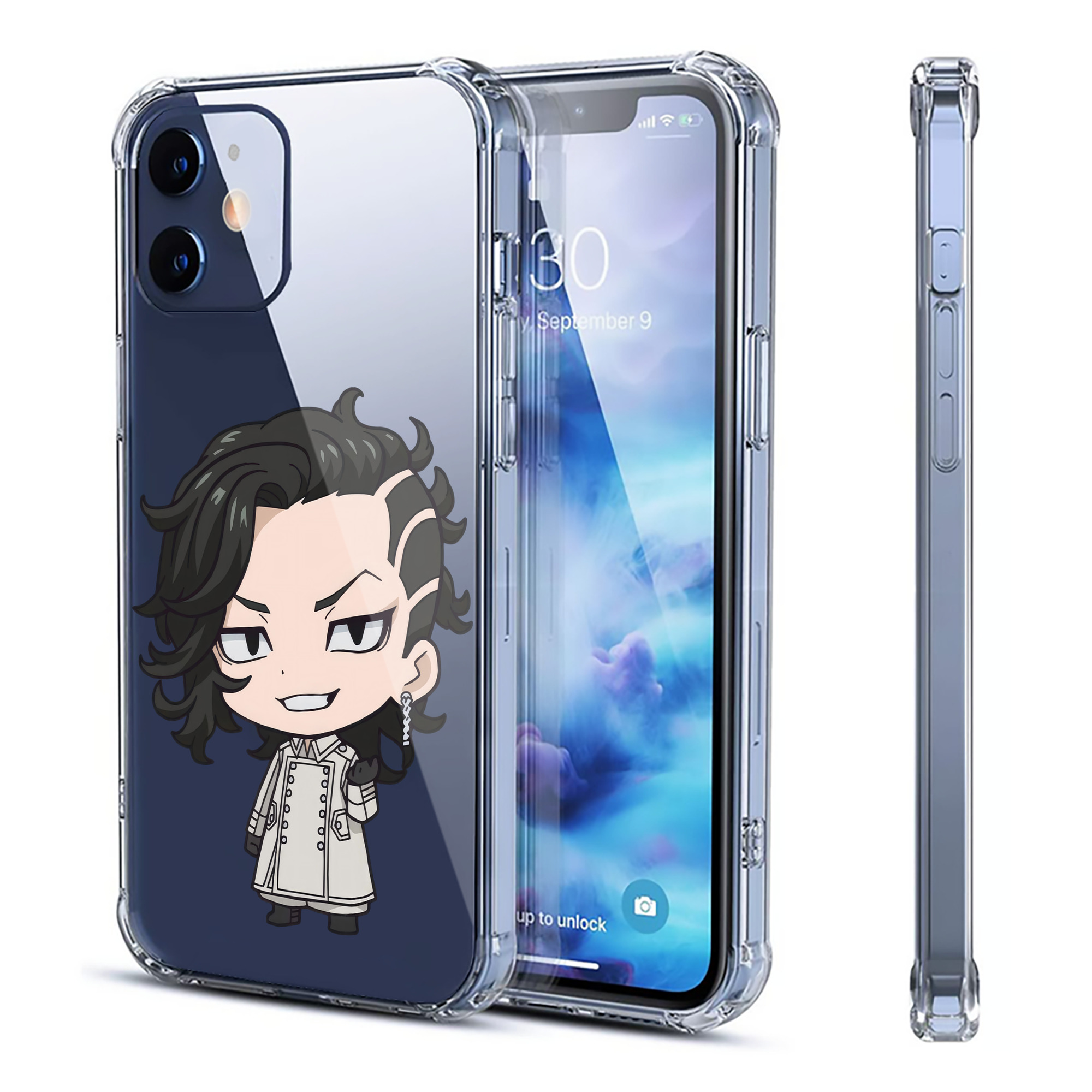 （画像用） 東京リベンジャーズ Tokyo Revengers 【iPhone 12シリーズ対応】透明スマホケース（クリアソフトケース）